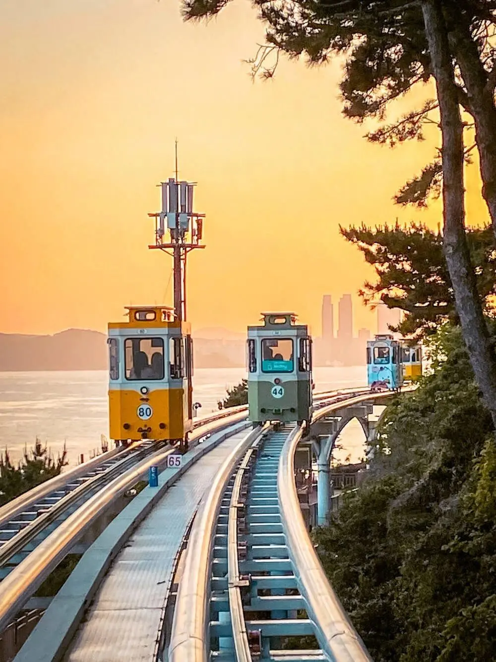 seaside temple, train ride, Gamcheon Village, & local market — attraction 2
